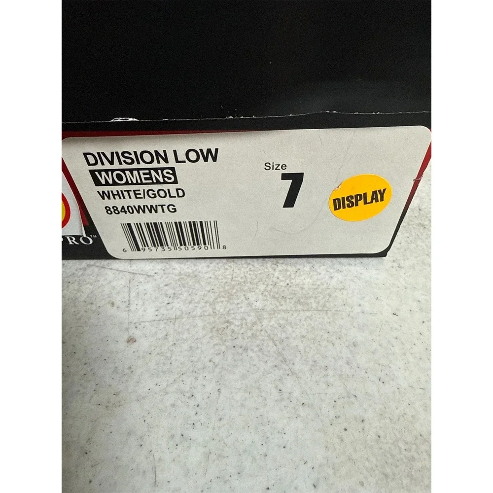 Rawlings Women's Division Low Softball Cleats - White/Gold, Size 7